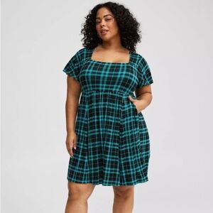 Torrid Mini Flutter-Sleeve Skater Dress Size 0